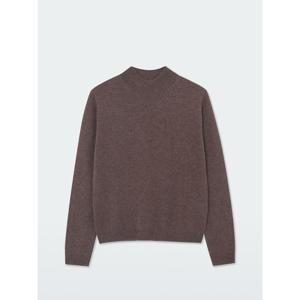 [유닛]캐시미어 베이직 터틀넥 클로버 풀오버 (UFKKTN44ZC-BROWN