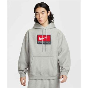 나이키 솔로 스우시 플리스 풀오버 후디 M - 다크 그레이 헤더화이트 IF1259-063 311457