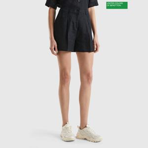 베네통 리넨 반바지 4S_4AGHD9013