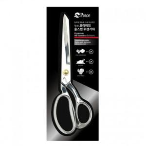 평화 프리미엄 올스텐 위생주방가위 120mm 재단가위