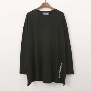 여성 빅사이즈 트임스마일루즈긴팔티 NOG493M308