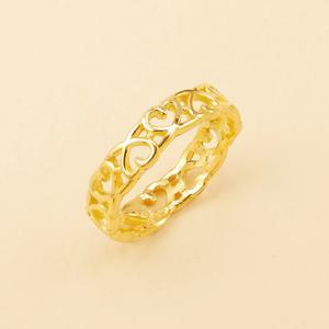 [도로시] 24k 순금 드로잉 하트 반지 3.75g