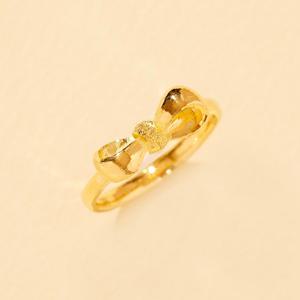 [도로시] 24k 순금 러블리 리본 반지 3.75g