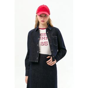 타미데님 여성 크롭 데님 셔켓 T32G0NSH01TWL1