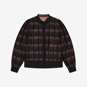 [베스띠벨리]러플 펀칭 레이스 블라우스 BKBAC2401