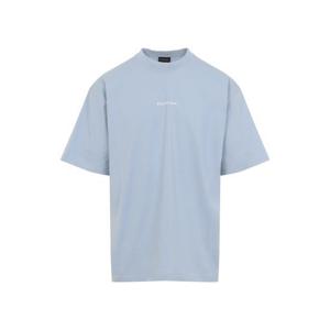 발렌시아가 백 티셔츠 미디움 핏 764235TTVJ14773 Light Blue