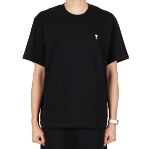 아미 26SS 남성 하트로고 반팔티 블랙 HTS346 724 045