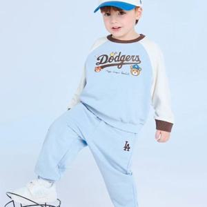 [엠엘비키즈] JD 베이비 토들러 메가베어 프렌즈 라글란 맨투맨 세트 7AS2C0261 7AS2C0261