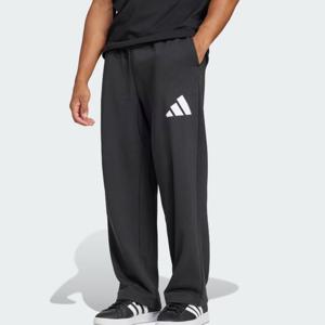 아디다스 에센셜 와이드 레그 3바 로고 팬츠 JF3604