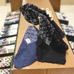 닥스손수건 RPL2402 레노마 펀칭 사면레이스