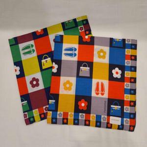 레노마 RGN2203 레노마 남녀 1매 나염 손수건