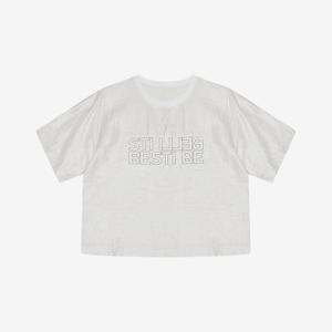 [베스띠벨리]네이밍 자수 반팔 티셔츠 BKIBD2855