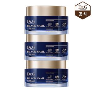 [GS단독]닥터지 블랙 스네일 크림 50ml 3개 (증)블랙 스네일 레티놀 앰플 10ml+블랙스네일 2열 샘플