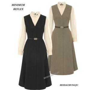 [미니멈]MD 레이어드 블라우스 베스트 원피스 MD MM1AGWO1920