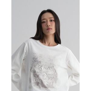 (356241SM30) [에잇세컨즈] 그래픽 긴팔 티셔츠  아이보리