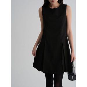 (356271WM05) [에잇세컨즈] 슬리브리스 미니원피스  블랙