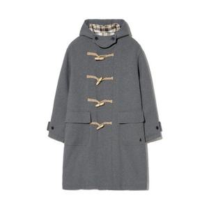 예일 YALE 울 블렌디드 롱 더플 코트_그레이 YEW1CT301AGR 371744