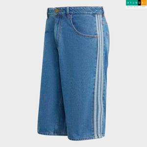 아디다스 현대백화점 [Man] 아디컬러 데님 파이어버드 쇼츠 KD1500 인기반바지 [현대백화점 쇼핑백 증정]