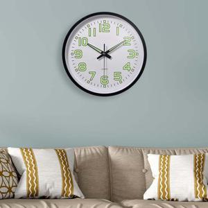 타임글로우 원형 야광 벽시계거실 디자인 벽걸이시계 벽걸이시계 디자인벽시계 인테리어벽시계 고급벽시계 l