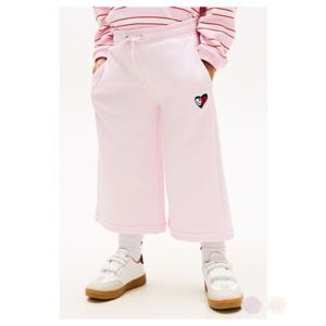 [타미힐피거칠드런] 하트 플래그 큐롯 스웨트 팬츠 (T42G1PPC630GT1) 3T 6세 T42G1PPC630GT1