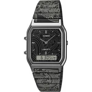 카시오 [카시오] 시계 카시오 클래식 [국내정품] 리버티 콜라보레이션 모델 AQ-230EBLT-1AJR 남녀공용 블랙