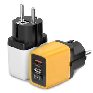 UM2 C타입 PD USB 65W LED 디스플레이 PPS GAN 접지 초고속 멀티 충전기 고속 케이블 포함 구성 PD65W-LED