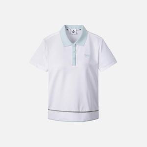 PXG골프반팔티 TQK PJMCW2211-01 여성 여름 니트 하이브리드 숏 슬리브 티셔츠