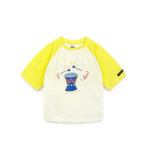 [쁘띠뮤] 시리얼라글란티셔츠(FMECT17_YE)