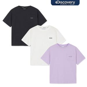 디스커버리키즈 DKRS51063 키즈 스몰로고 와펜 반팔티셔츠