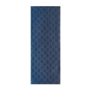 구찌 모노그램 패턴 옴브레 이펙트 울 스카프 8319204GAKH 4068