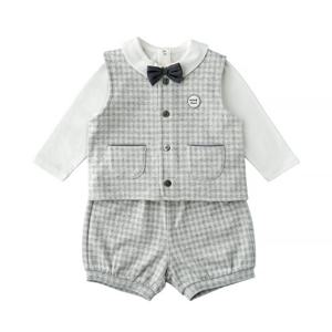 [밍크뮤](GR)체크베스트SET상하복 36112-611-02