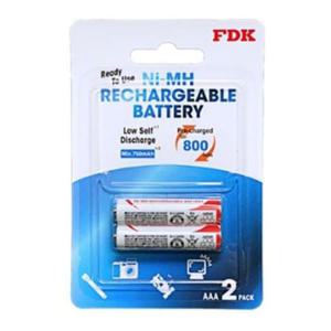 건전지충전 FDK AAA 충전지 건전지충전지 X 2알 (800mAh)