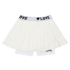 [티파니(정상)](T52KBP020)-WH 언발주름 큐롯 PT