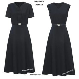 [미니멈]MD 자켓 브이넥 플레어원피스 셋트 MD MYBAWO4210 A_CJ