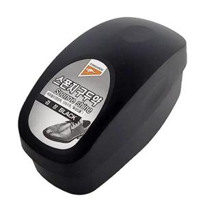 신발광택 캉가루 스폰지 구두약(검정) 왁스 광택제 구두클리너