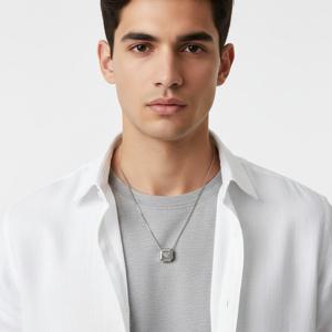 엠포리오 아르마니 공식 아르마니 로고 펜던트 목걸이 EGS2915040