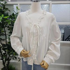 부루앤쥬디 sh06 잔프릴블라우스 BBSDBL009C