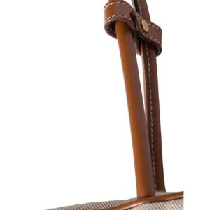 라프리마 미우미우 캔버스 가죽 보 백 5BB163 ACRN F062F