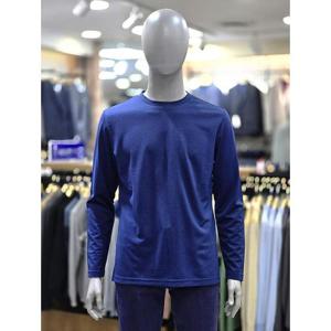 런던포그 세이브존04 라운드 네이비 긴팔 슬림핏 티셔츠 ZOSaTC41Z