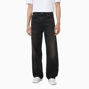 남성 배기핏 에스프레소 블랙 데님(4RE787G)