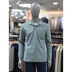 런던포그 세이브존04 스티치 포인트 카키 티셔츠 LNSaTA02Z