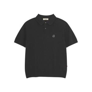 노르디스크 NORDISK 반팔 폴로 스웨터 - M_Charcoal OMM26K02C8 390931