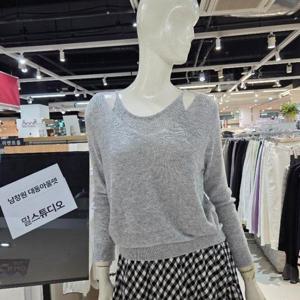 밀스튜디오 DP02 탑레이어드브이넥니트 LS4JTS111