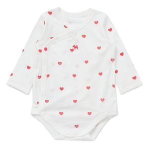 [블루독베이비] 블루독베이비1 (45A7004004) 25FW (RD)하트뱀부배내바디슈트 45A7004004