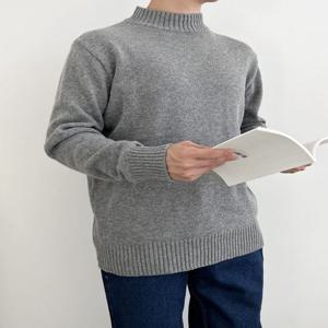 니트 2L-CHE 1008M 남성램스울반목폴라데일리