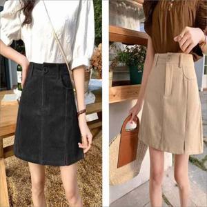 A라인 골덴 여자 3color 스커트 미니 치마 겨울