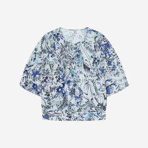 [베스띠벨리]플라워 드로잉 스냅 블라우스 BKBAF2434