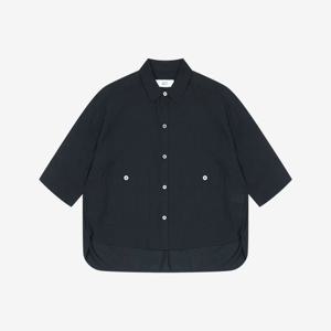 [베스띠벨리]아웃포켓 스냅 와이셔츠 BKBAF2461