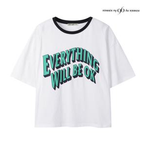 나인식스뉴욕  랍빠 빅 프린팅 루즈핏 티셔츠 (NQ4TS010M0)