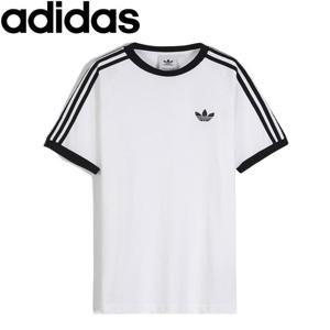 [아디다스] 남성 아디컬러 3S 스트라이프 반팔티 화이트 KE3537